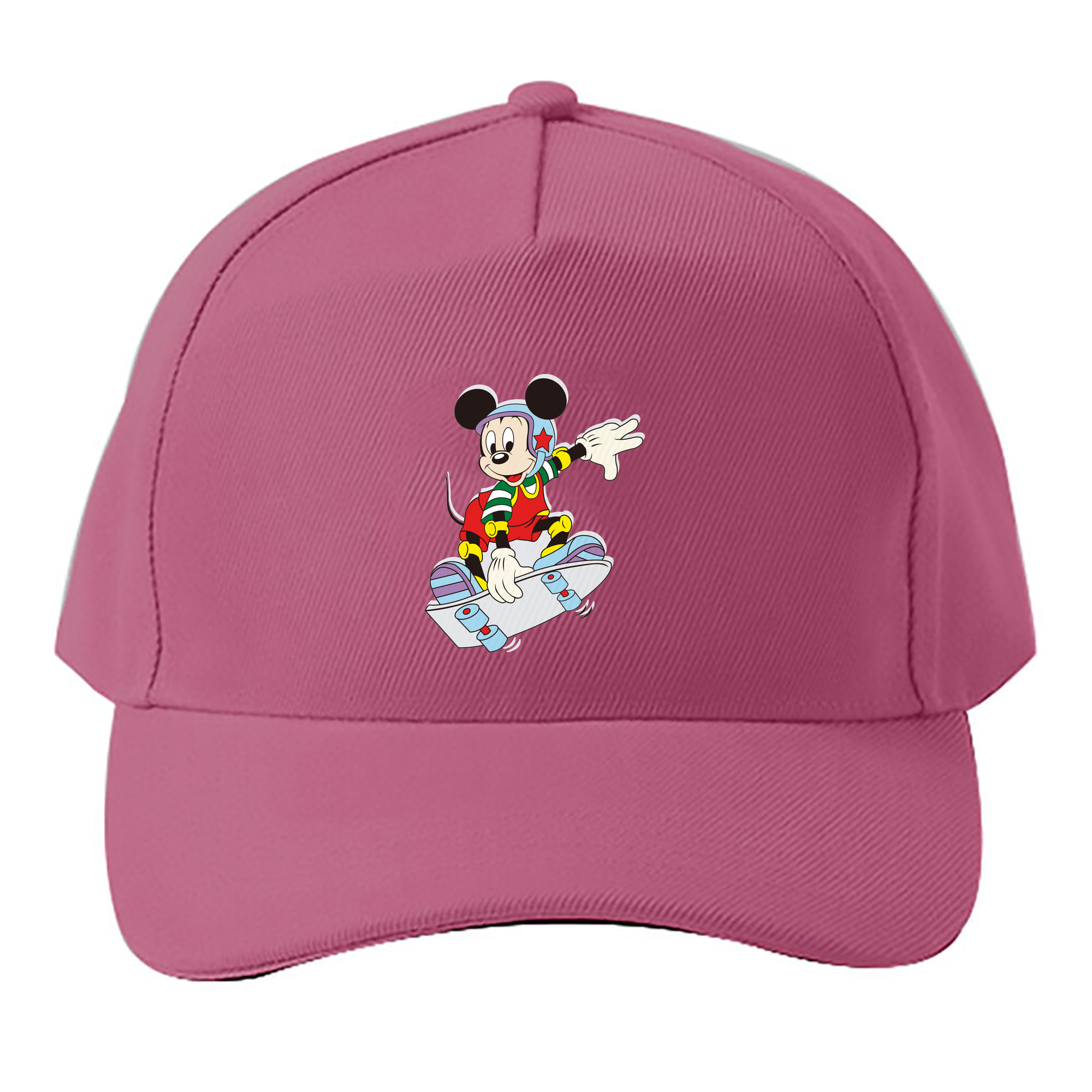 （画像用） ミッキーマウス Mickey Mouse ベースボールキャップ 綿100％ 男女兼用 帽子 スポーツ